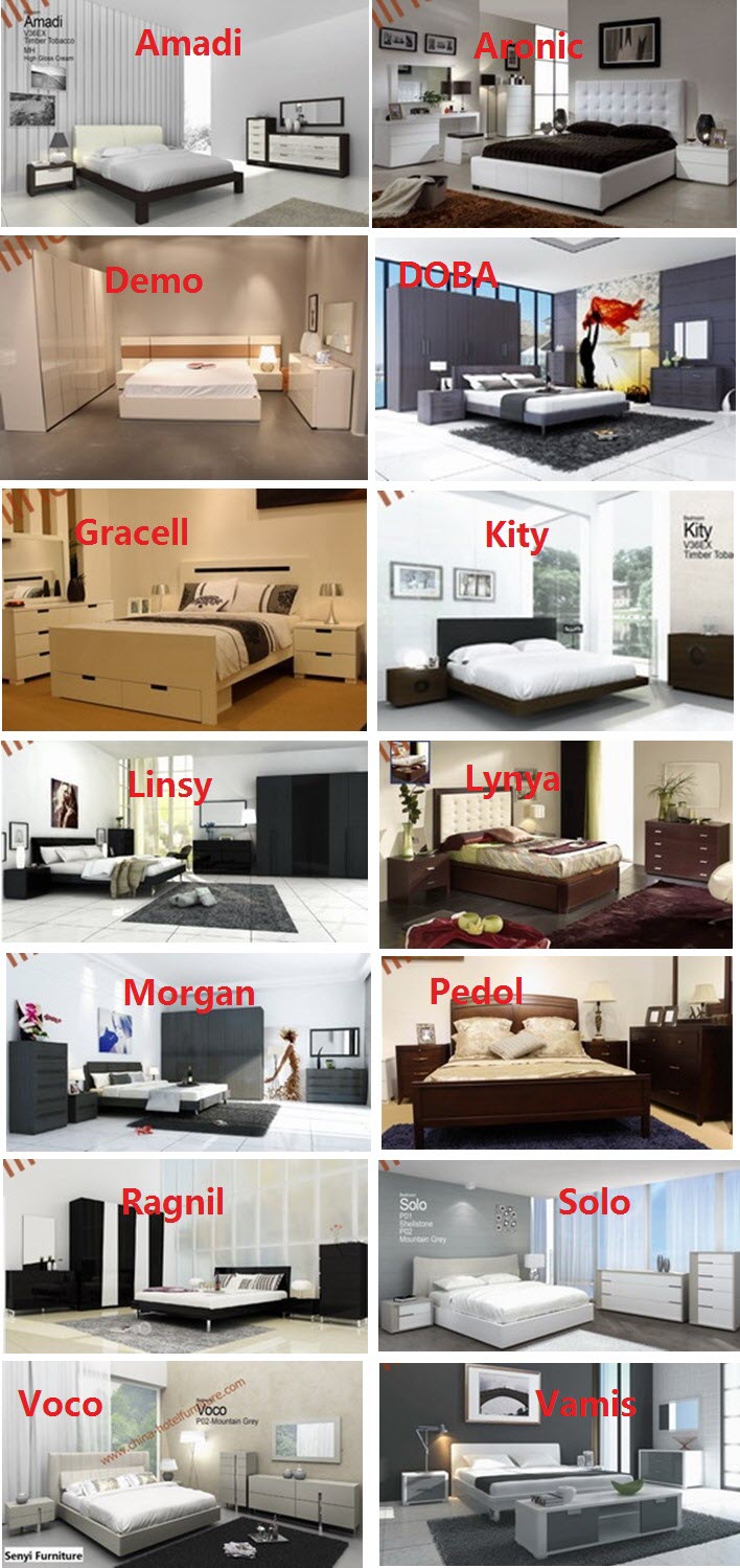Modern bedroom sets from Senyi Furniture