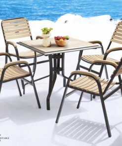 Contemporary-Outdoor-Table-and-Chairs-for-4-person