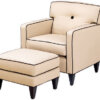 high_end_cream_leisure_chair_ottoman_accent_two_arm_chaise_lounge_1