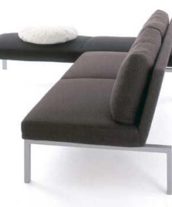 nordic_style_solid_wood_backrest_hotel_room_sofa_upholstered_stainless_steel_frame_2