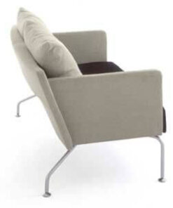 nordic_style_solid_wood_backrest_hotel_room_sofa_upholstered_stainless_steel_frame_3