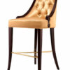 metal_pu_leather_cushioned_hotel_bar_stools_with_back_footrest