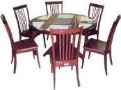 modern_cherry_veneer_restaurant_round_table_with_chair_set_dining_room_tables_2