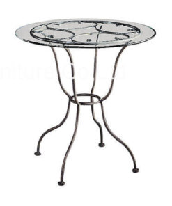 stainless_steel_leg_round_commercial_restaurant_tables_modern_glass_top_3